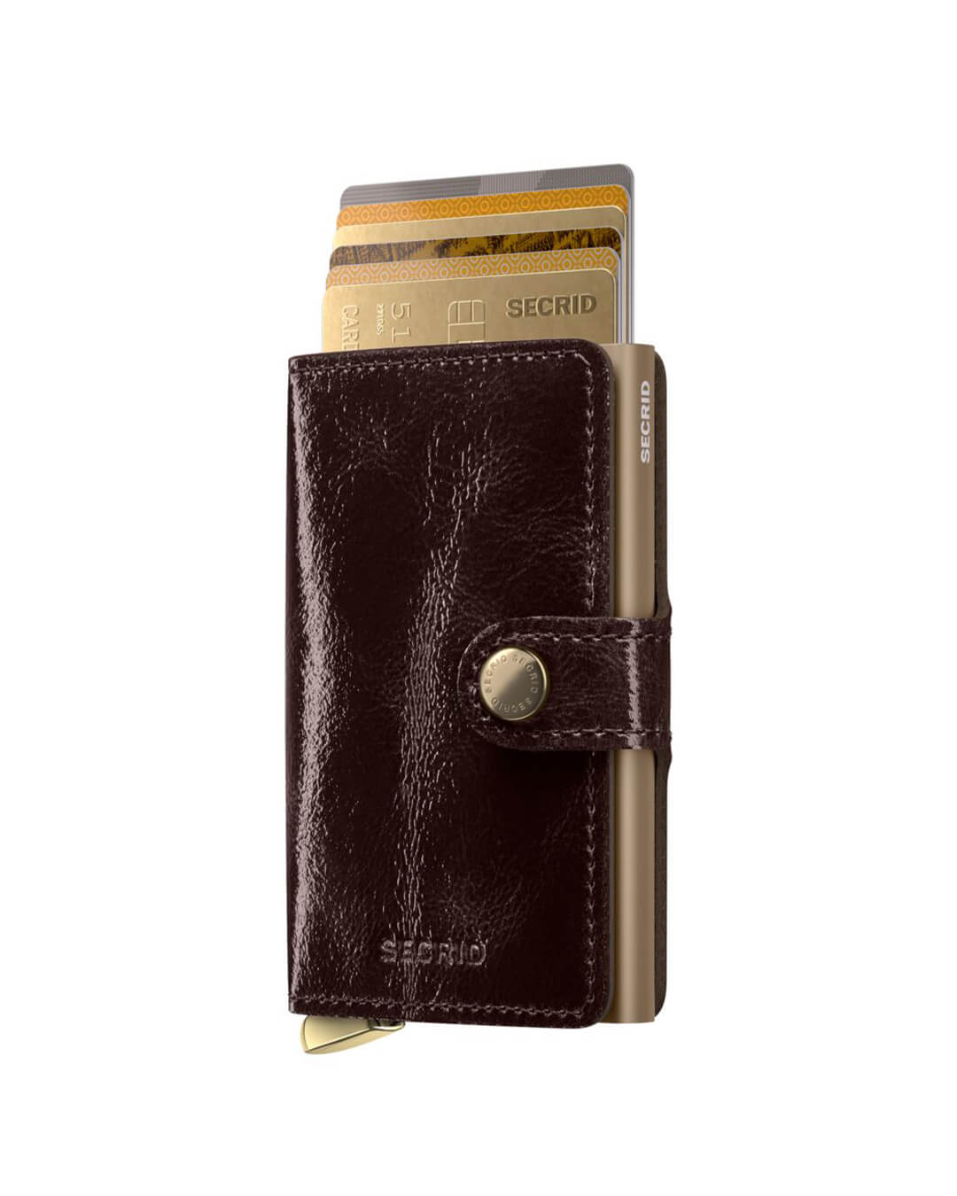 Secrid Wallets One Size Secrid Miniwallet Naplak Mahogany+