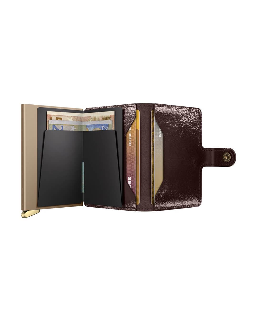 Secrid Wallets One Size Secrid Miniwallet Naplak Mahogany+