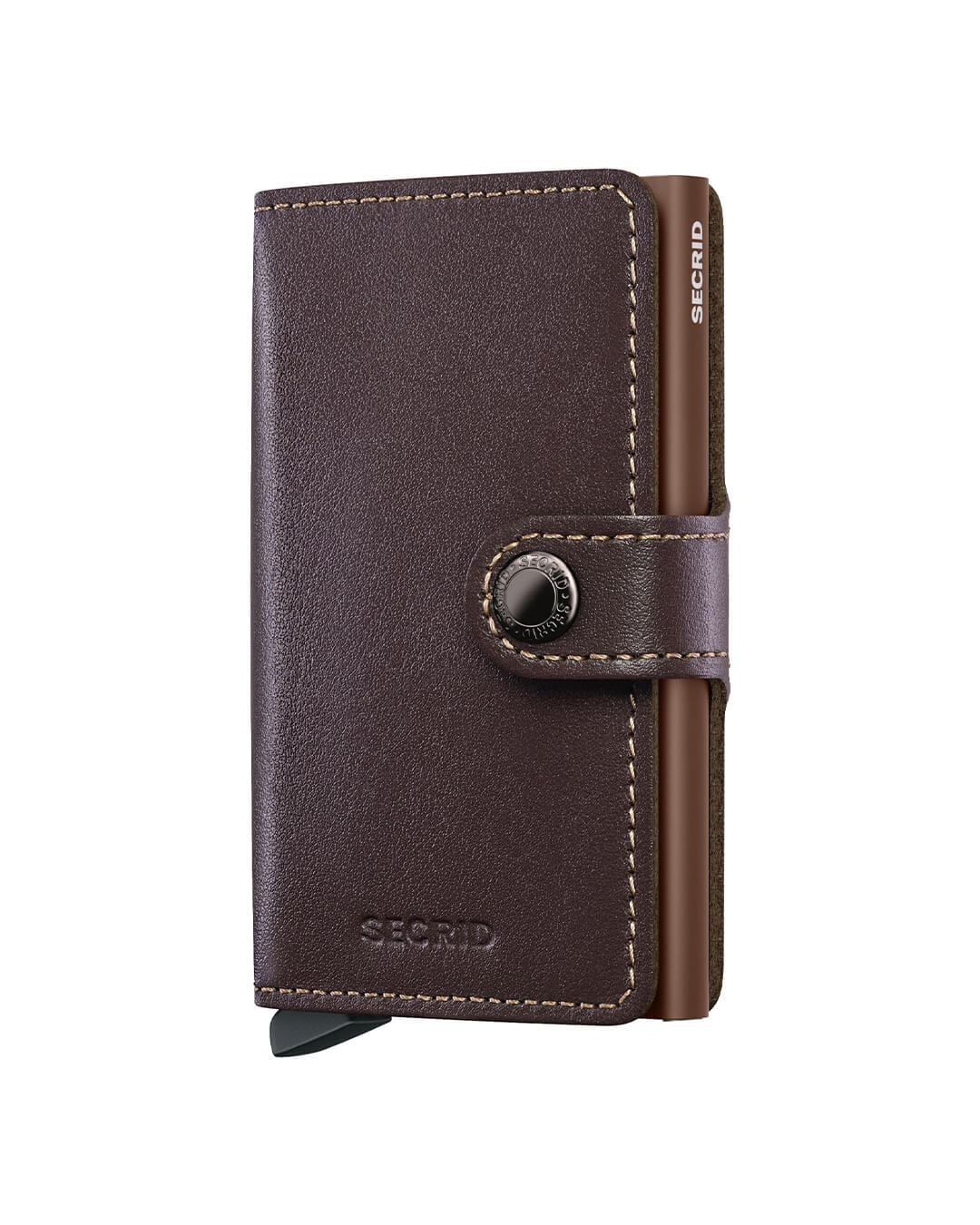 Secrid Wallets One Size Secrid Miniwallet Original Chocolate