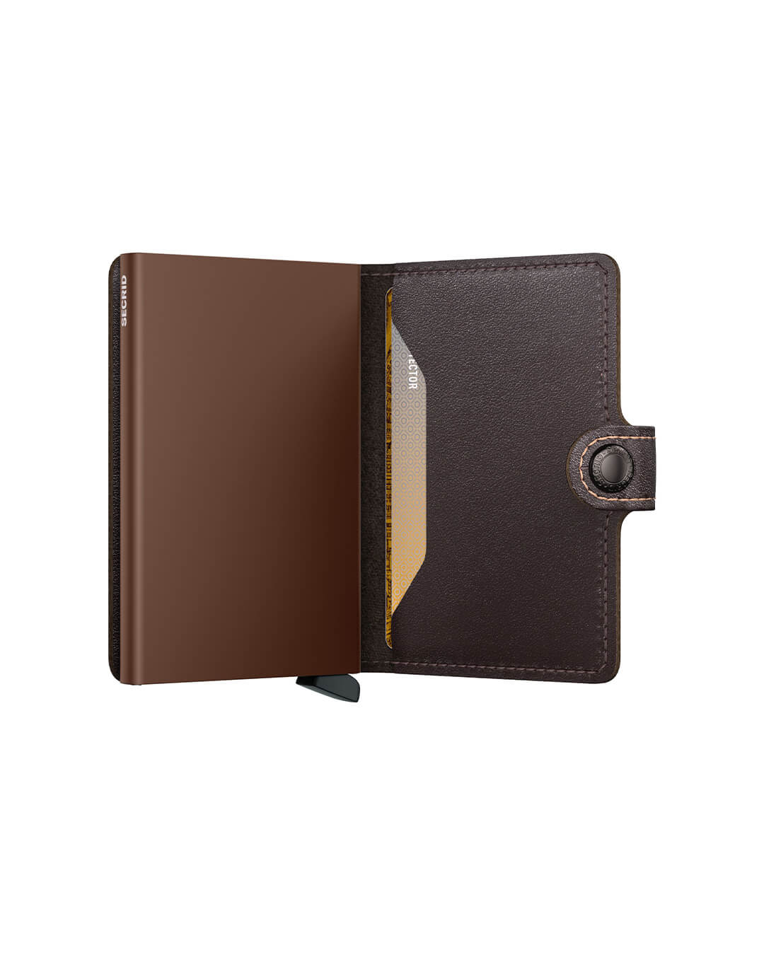 Secrid Wallets One Size Secrid Miniwallet Original Chocolate