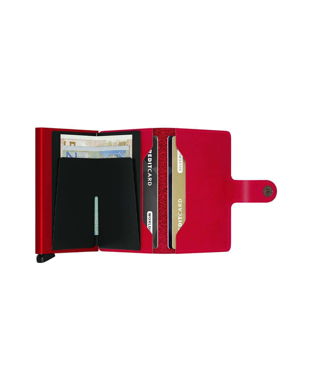 Secrid Wallets One Size Secrid Miniwallet Original Red-Red