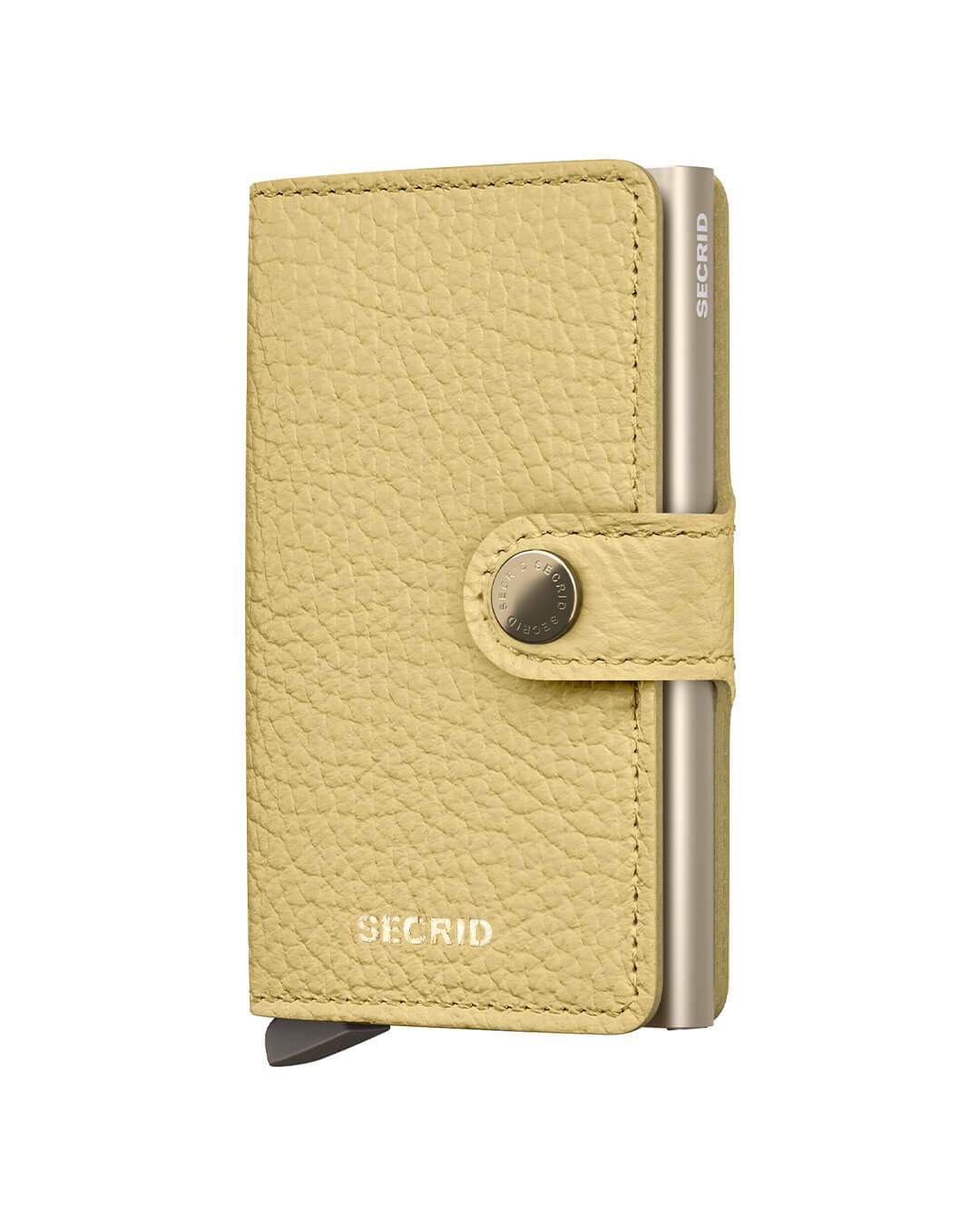 Secrid Wallets One Size Secrid Miniwallet Pebble Butter Yellow