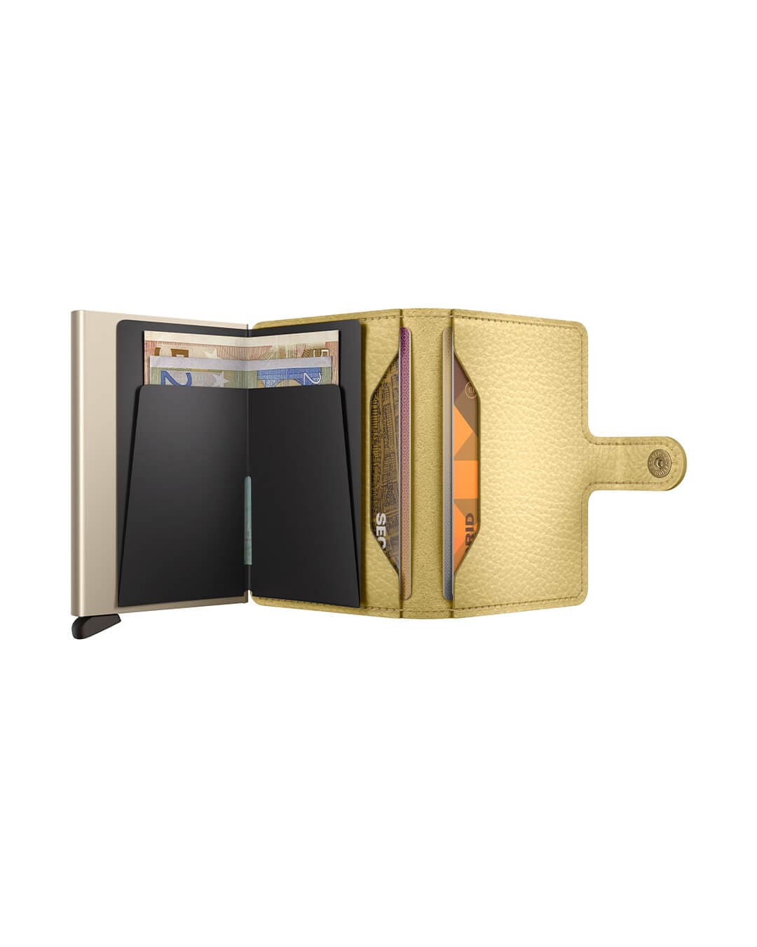 Secrid Wallets One Size Secrid Miniwallet Pebble Butter Yellow