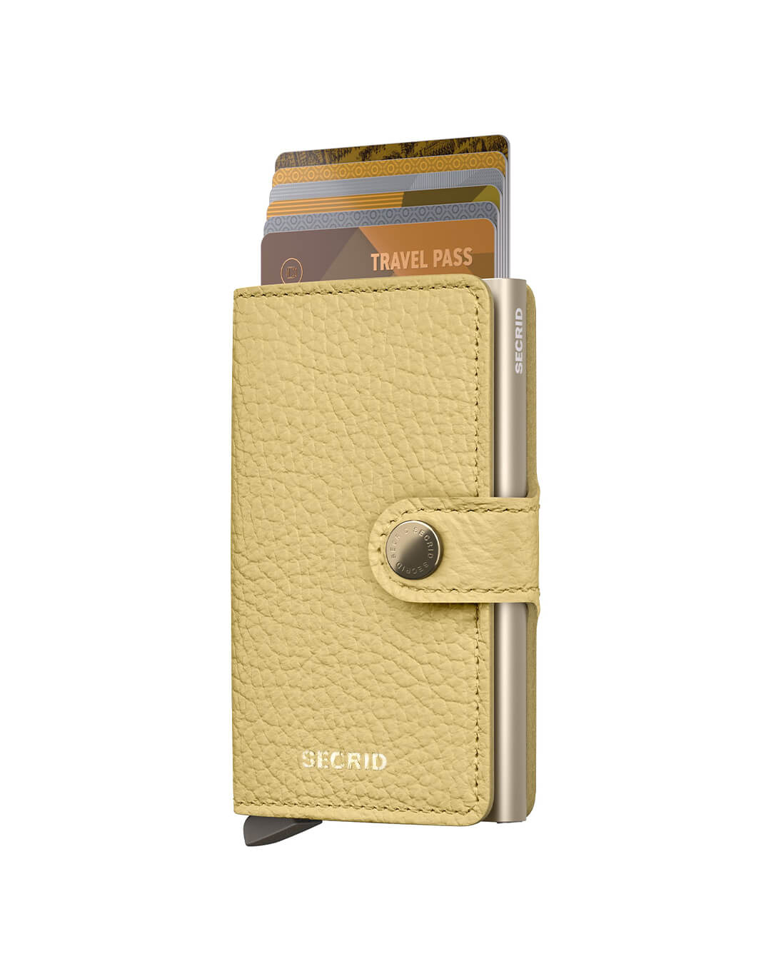 Secrid Wallets One Size Secrid Miniwallet Pebble Butter Yellow