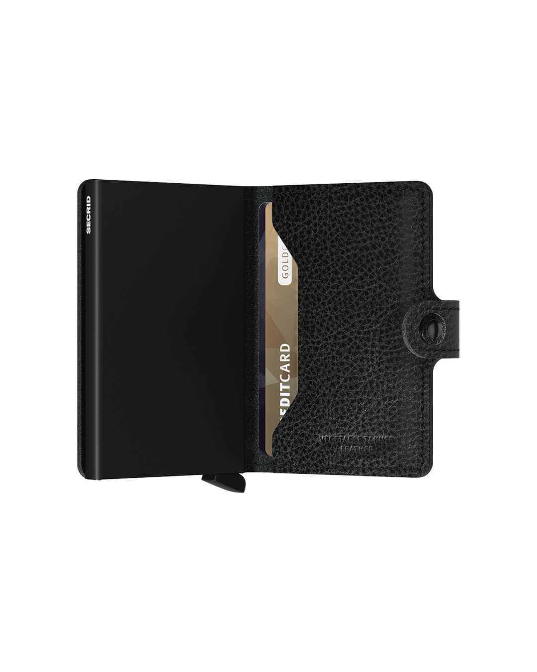 Secrid Wallets One Size Secrid Miniwallet Vegetable Tanned Black-Black