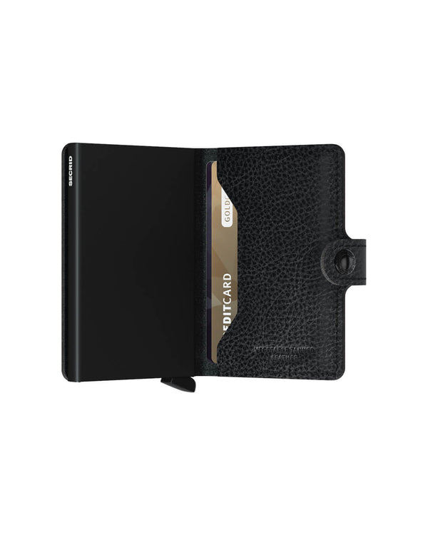 Bortex 600 Secrid Miniwallet Vegetable Tanned Black-Black | Bortex - Bortex Fine ...