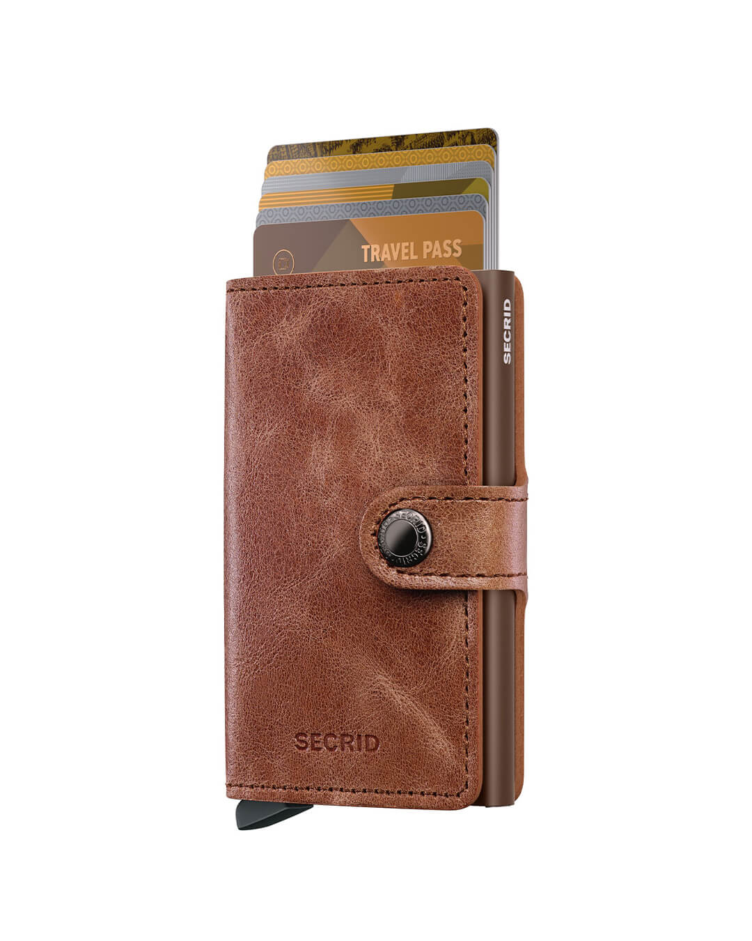 Secrid Wallets One Size Secrid Miniwallet Vintage Cognac-Brown