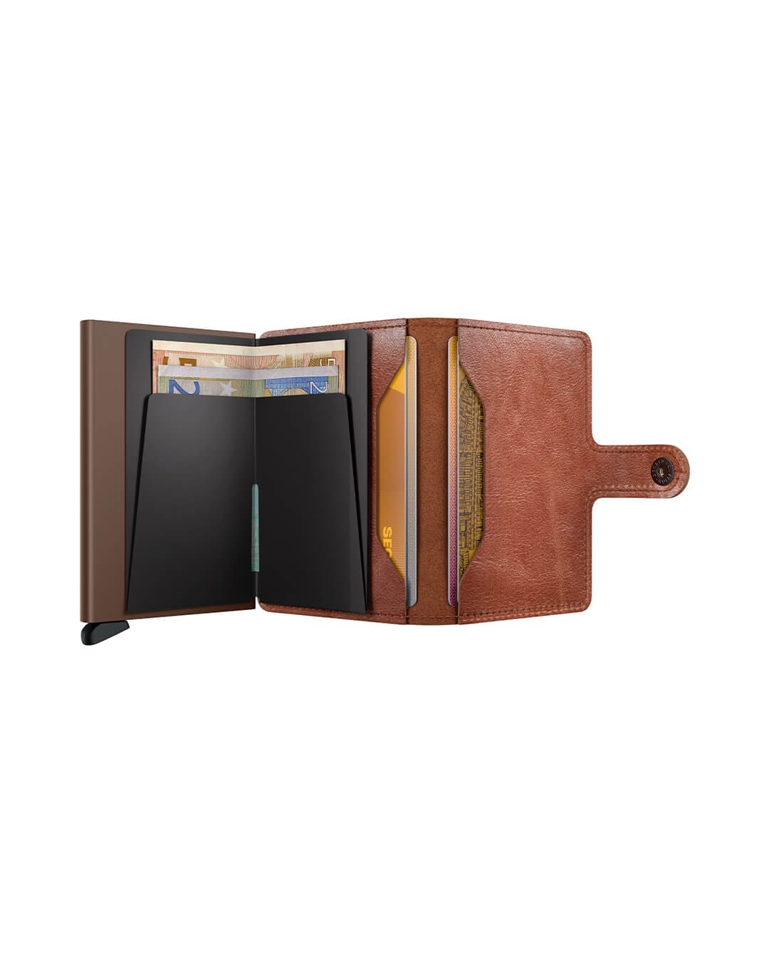 Secrid Wallets One Size Secrid Miniwallet Vintage Cognac-Brown
