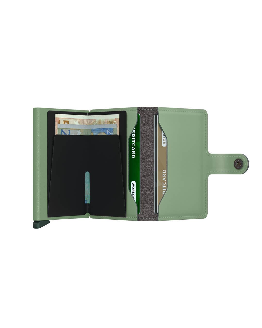 Secrid Wallets One Size Secrid Miniwallet Yard Powder Pistachio