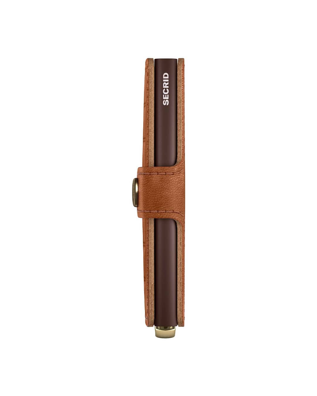 Secrid Wallets One Size Secrid Premium Miniwallet Emboss Lines Cognac