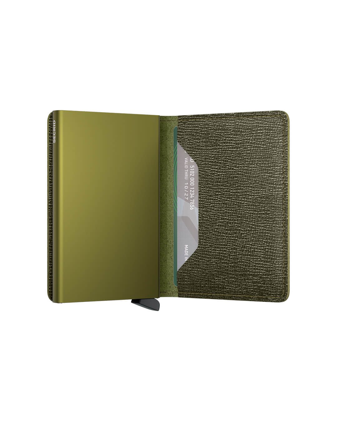 Secrid Wallets One Size Secrid Slimwallet Crisple Kelp