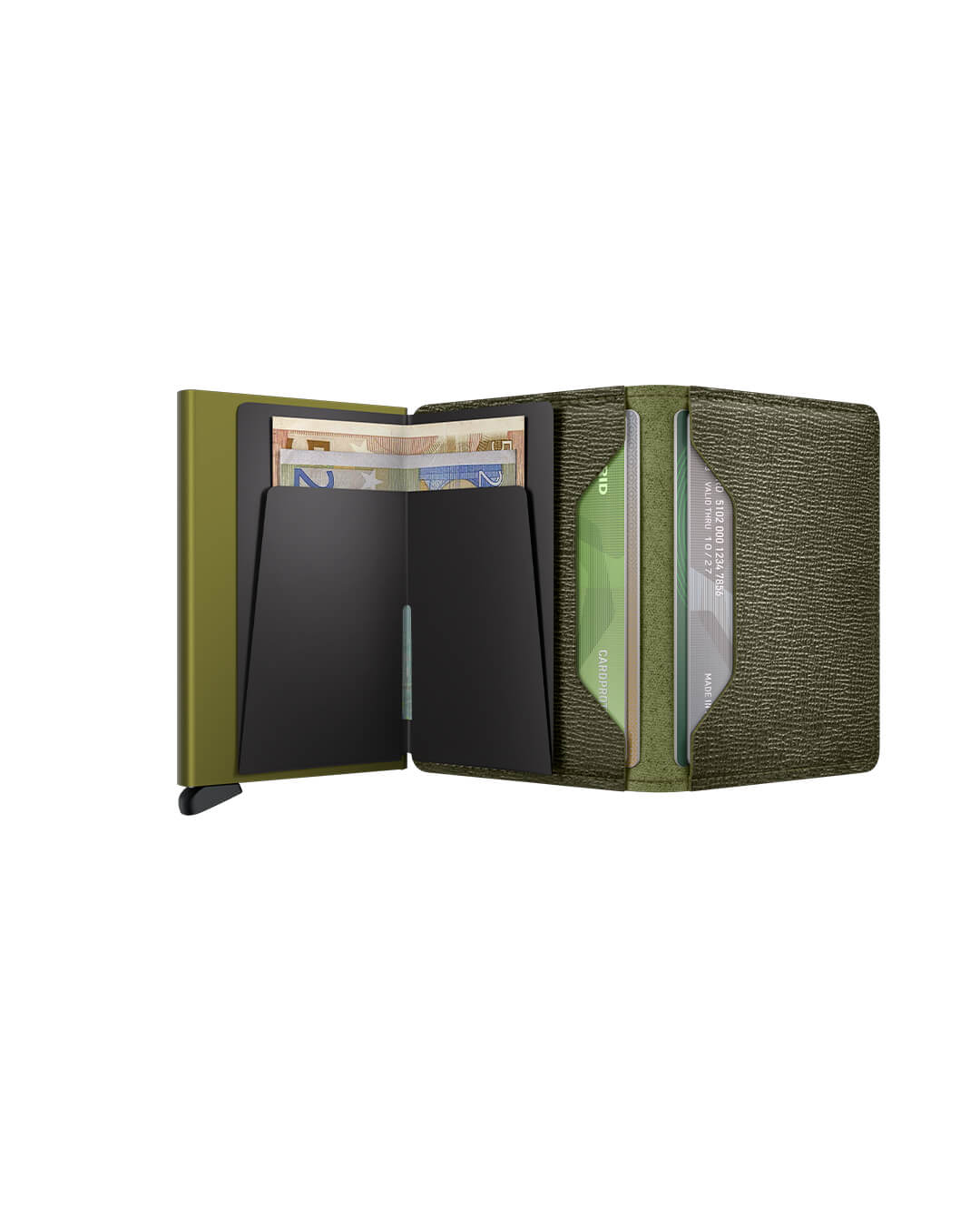 Secrid Wallets One Size Secrid Slimwallet Crisple Kelp