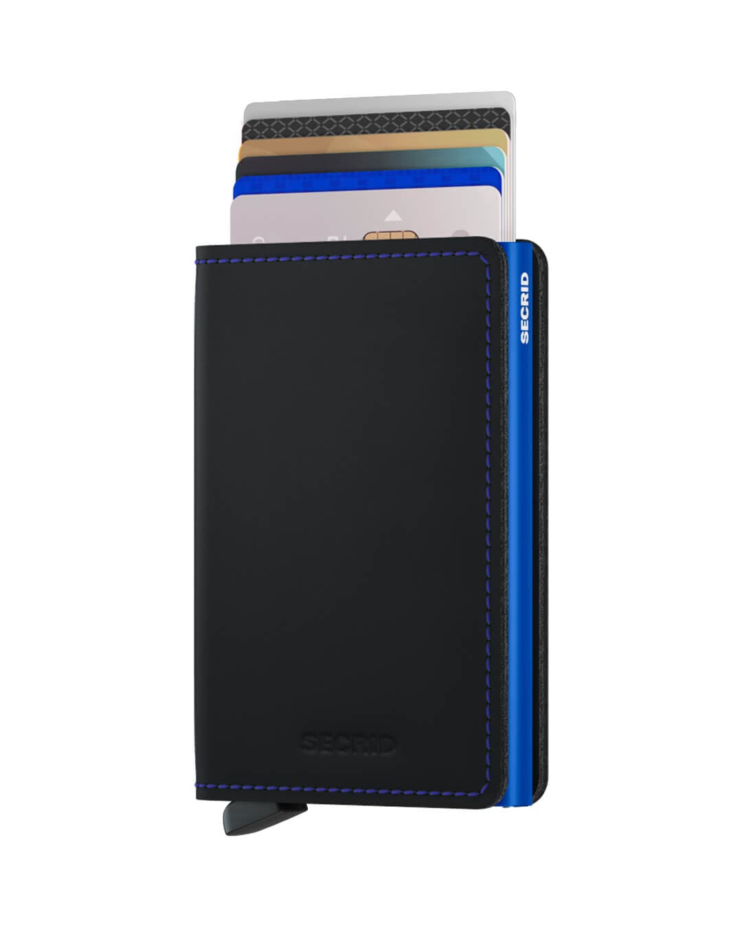 Secrid Wallets One Size Secrid Slimwallet Matte Black & Blue