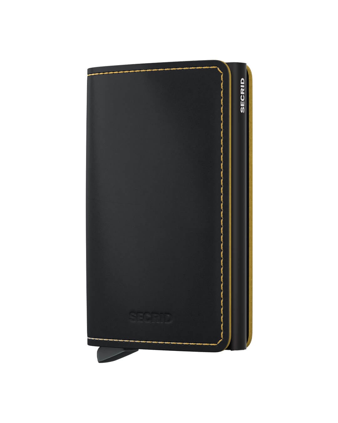 Secrid Wallets One Size Secrid Slimwallet Matte Black &amp; Ochre