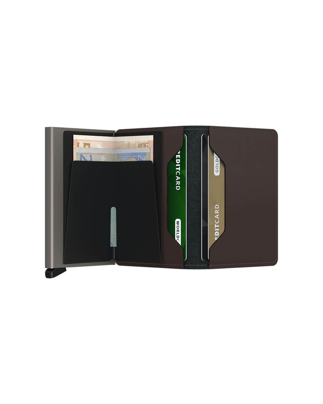 Secrid Wallets One Size Secrid Slimwallet Matte Truffle
