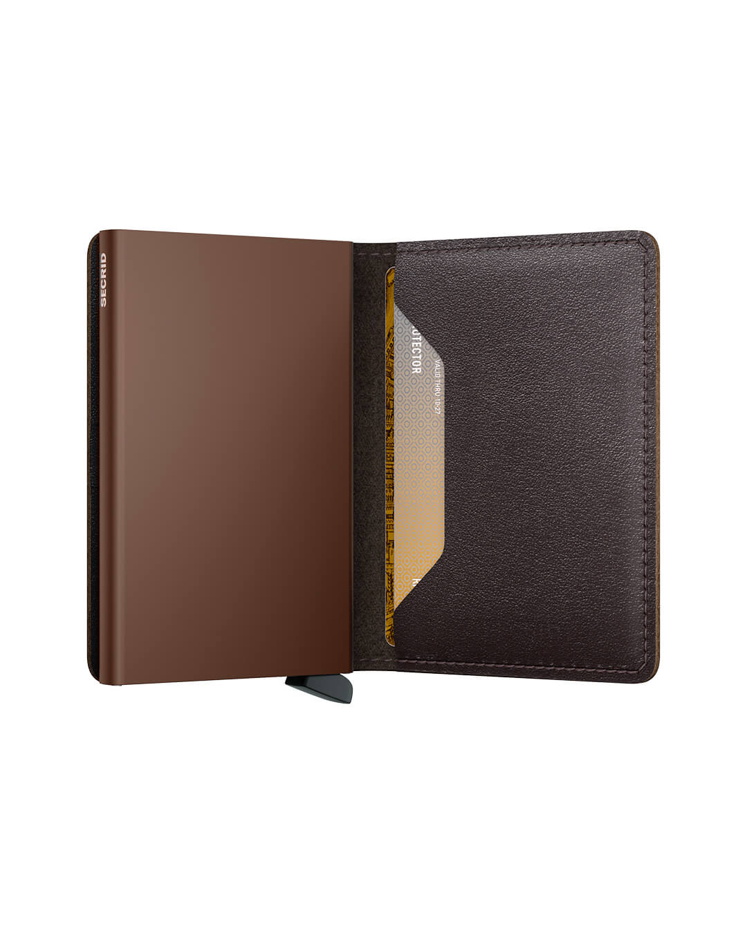 Secrid Wallets One Size Secrid Slimwallet Original Chocolate