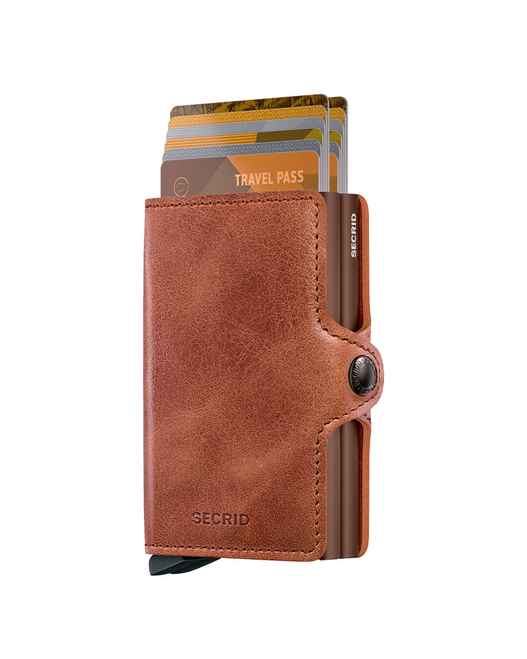Secrid Wallets One Size Secrid Twinwallet Vintage Cognac-Brown
