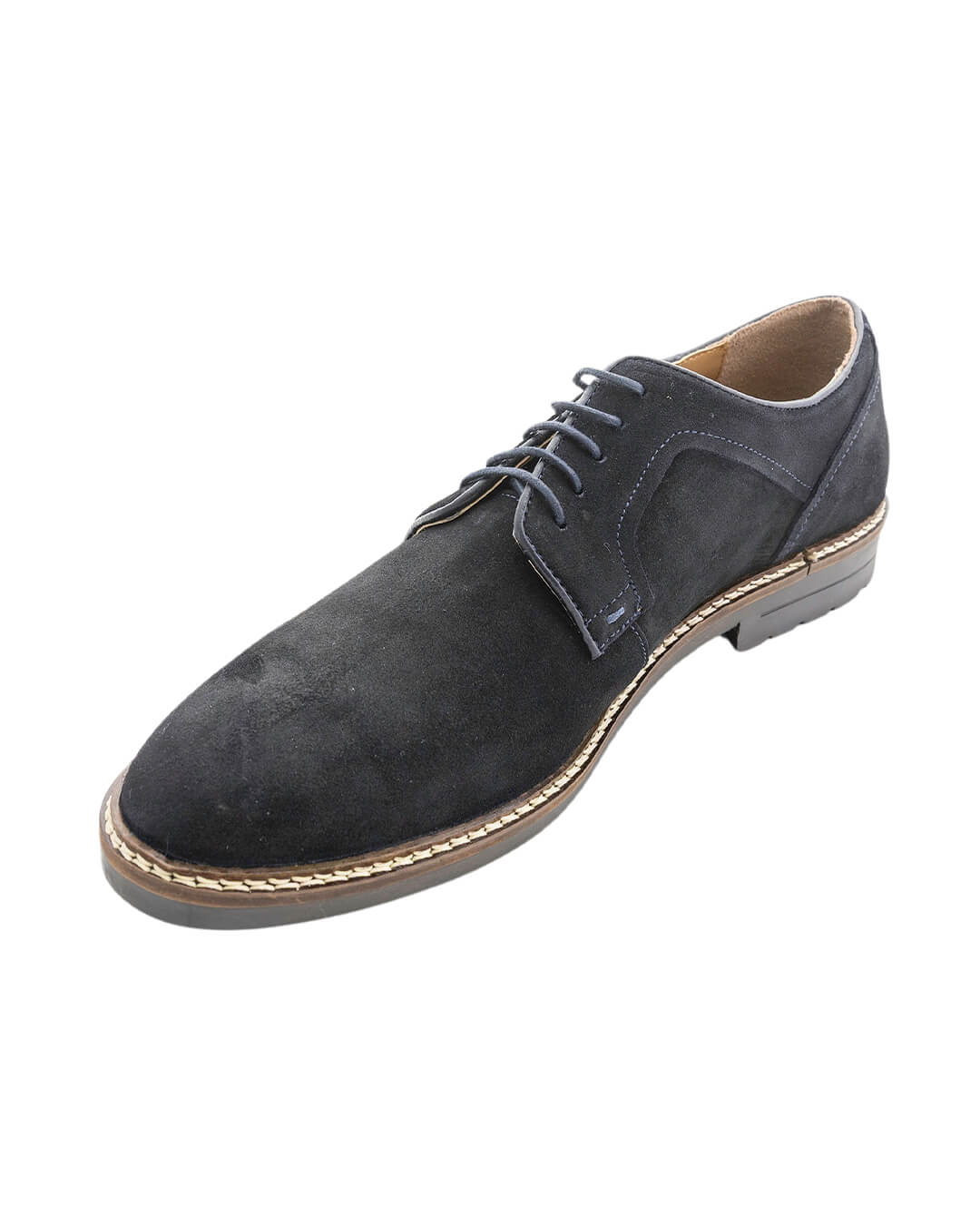 Sloane Shoes Sloane Elliott Navy Suede Lace Up Shoes