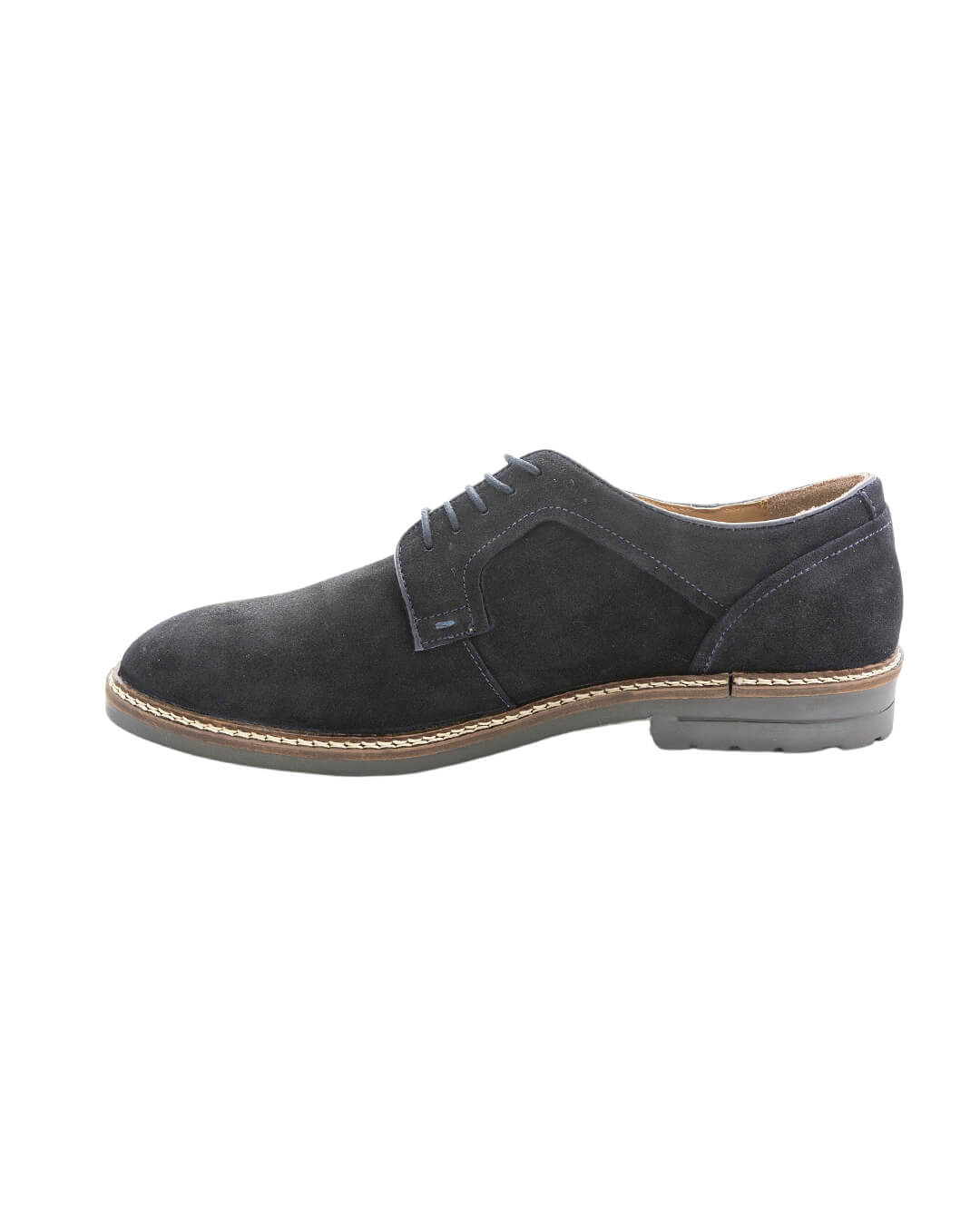 Sloane Shoes Sloane Elliott Navy Suede Lace Up Shoes