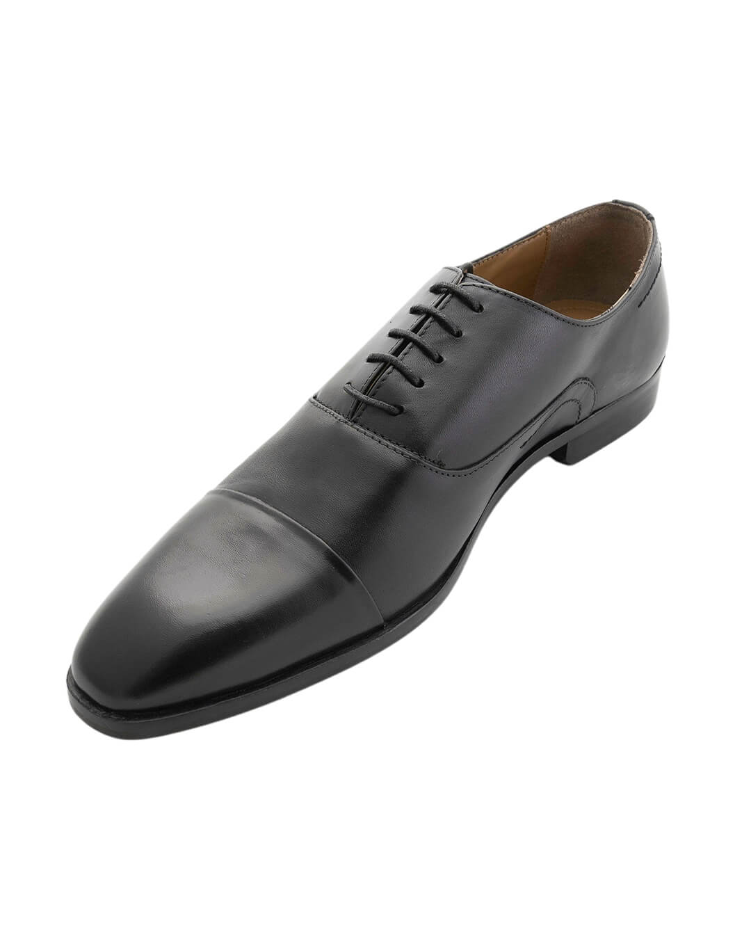 Sloane Shoes Sloane Garcia Black Toe Cap Leather Shoes