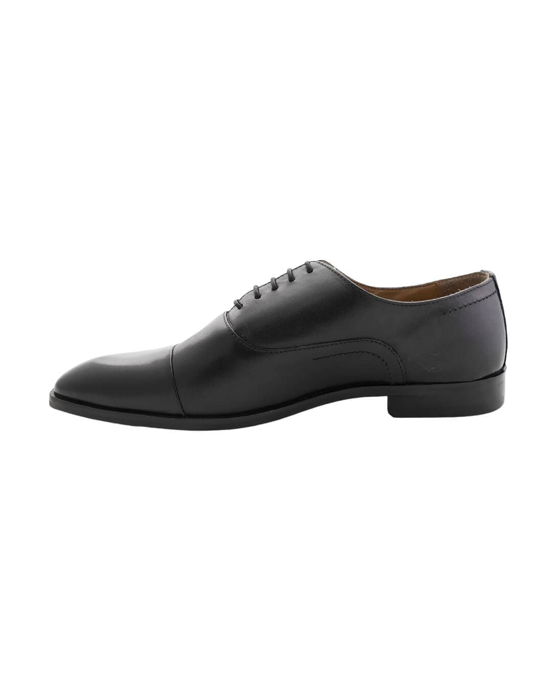 Sloane Shoes Sloane Garcia Black Toe Cap Leather Shoes