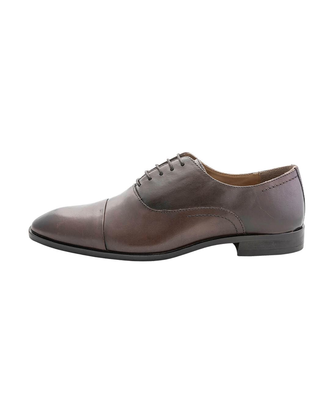 Sloane Shoes Sloane Garcia Brown Toe Cap Leather Shoes