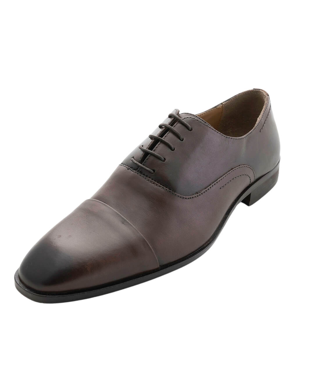 Sloane Shoes Sloane Garcia Brown Toe Cap Leather Shoes