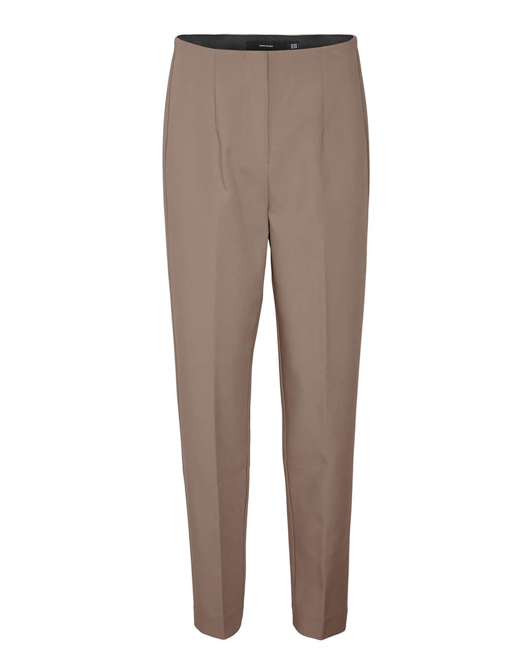 Vero Moda Trousers Vero Moda Brown Tapered High Waist Trousers