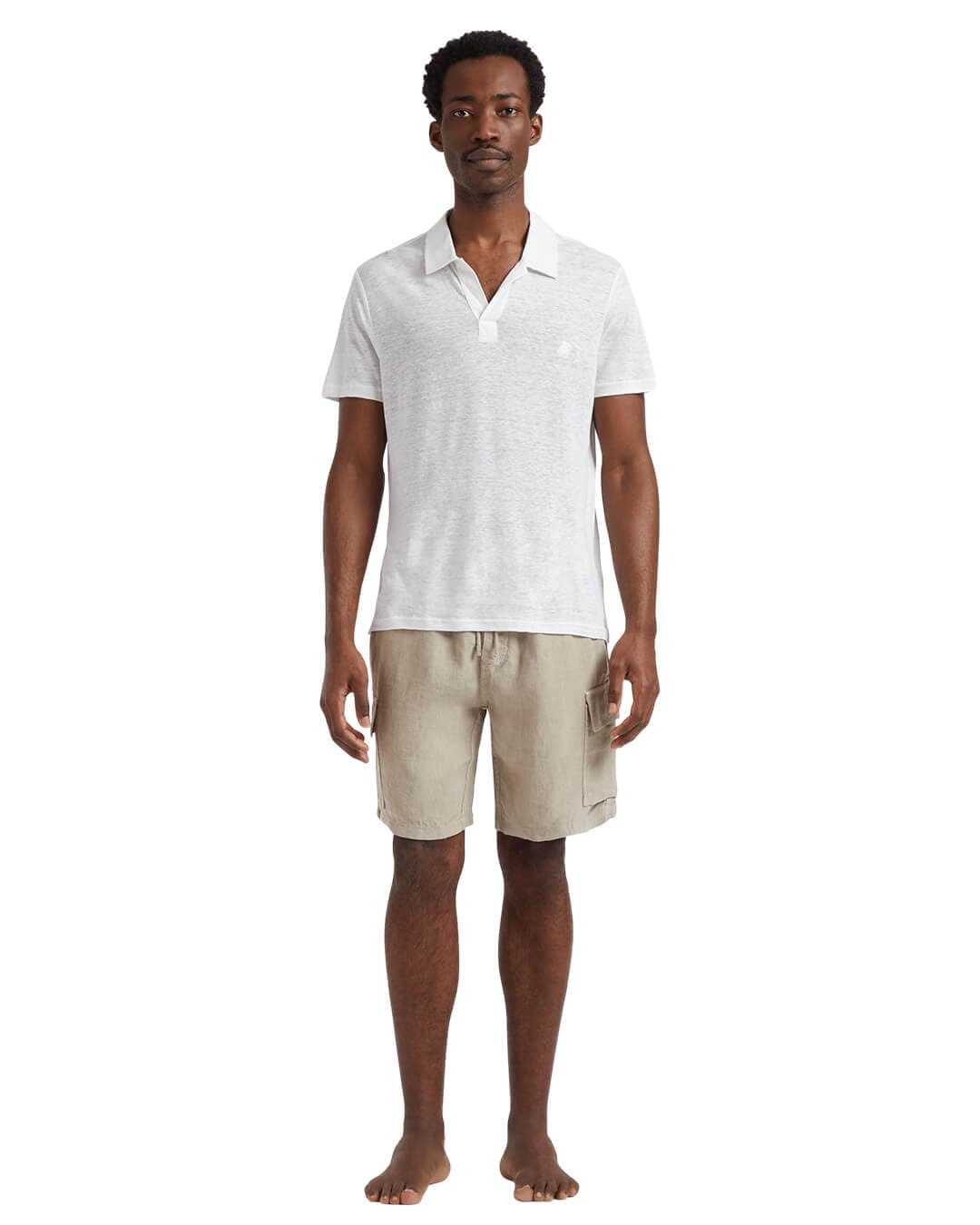 Vilebrequin Polo Shirts Vilebrequin Blanc Pyramid Polo Shirt