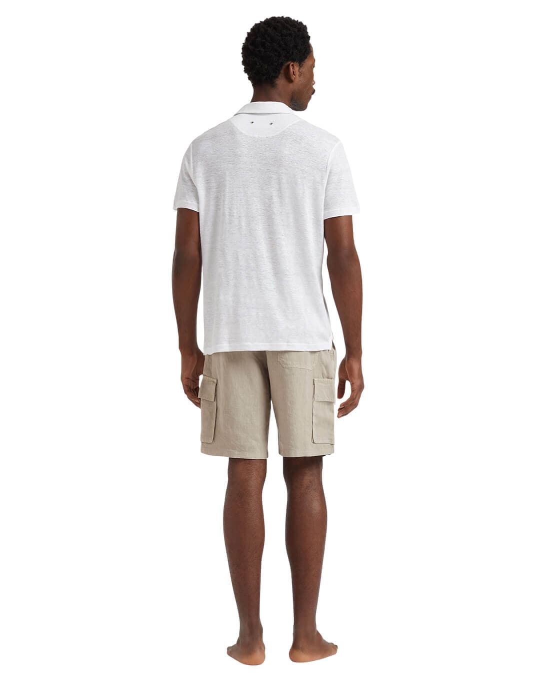 Vilebrequin Polo Shirts Vilebrequin Blanc Pyramid Polo Shirt