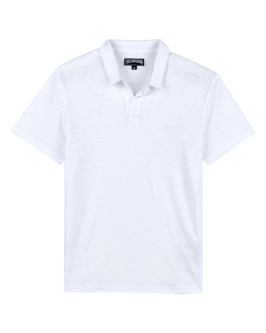 Vilebrequin Polo Shirts Vilebrequin Blanc Pyramid Polo Shirt