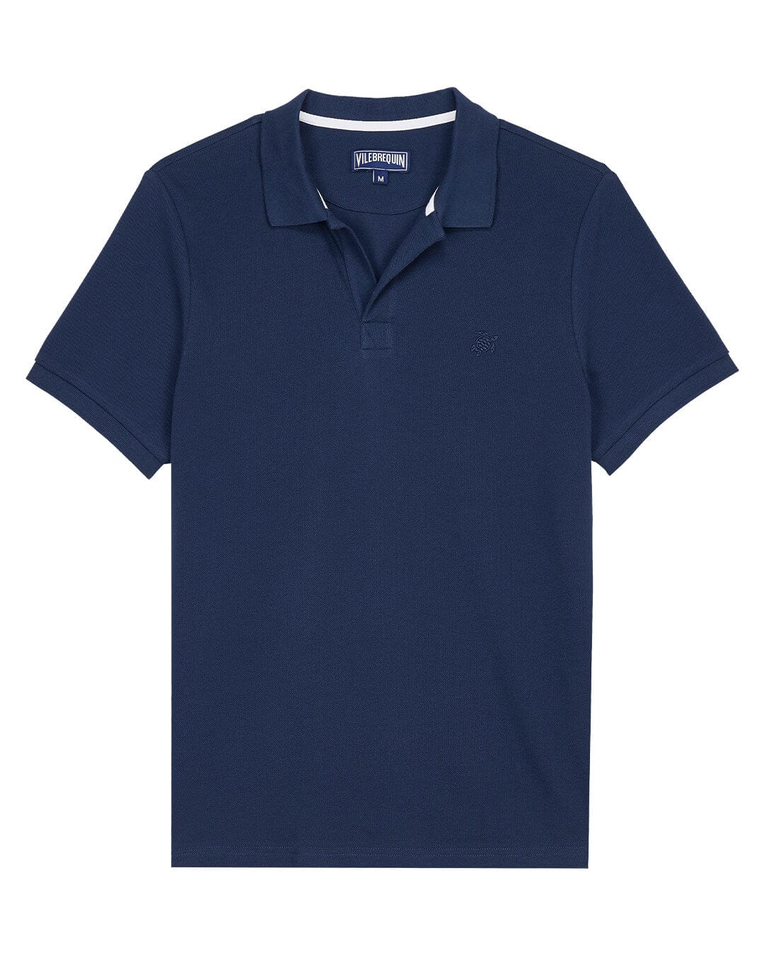 Vilebrequin Polo Shirts Vilebrequin Navy Organic Cotton Pique Polo Shirt