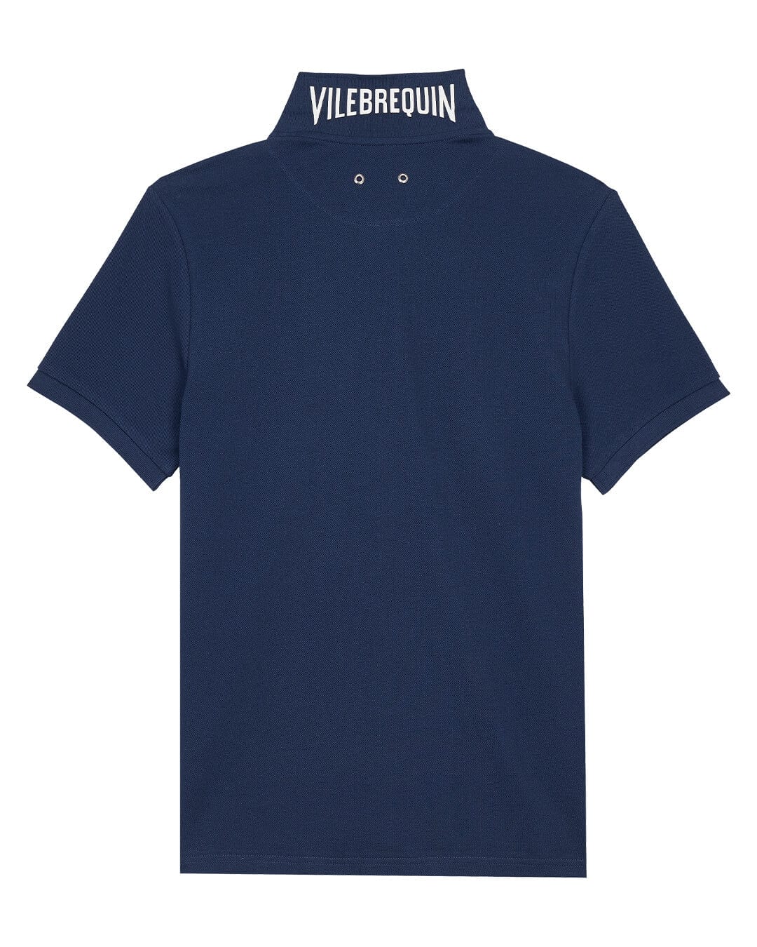 Vilebrequin Polo Shirts Vilebrequin Navy Organic Cotton Pique Polo Shirt