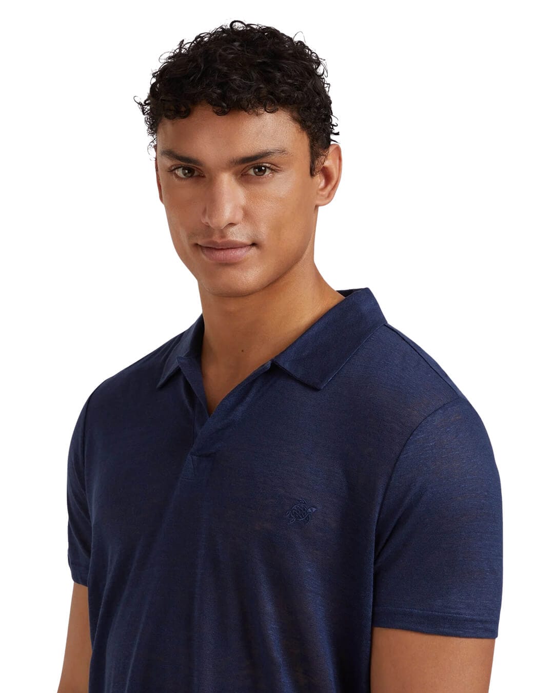 Vilebrequin Polo Shirts Vilebrequin PYRAMID POLO SHIRT BLEU MARINE