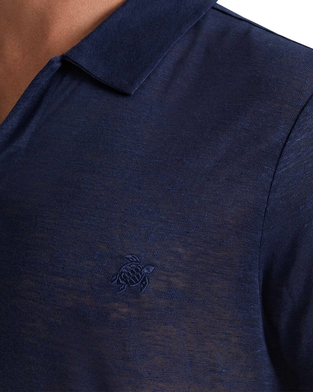 Vilebrequin Polo Shirts Vilebrequin PYRAMID POLO SHIRT BLEU MARINE