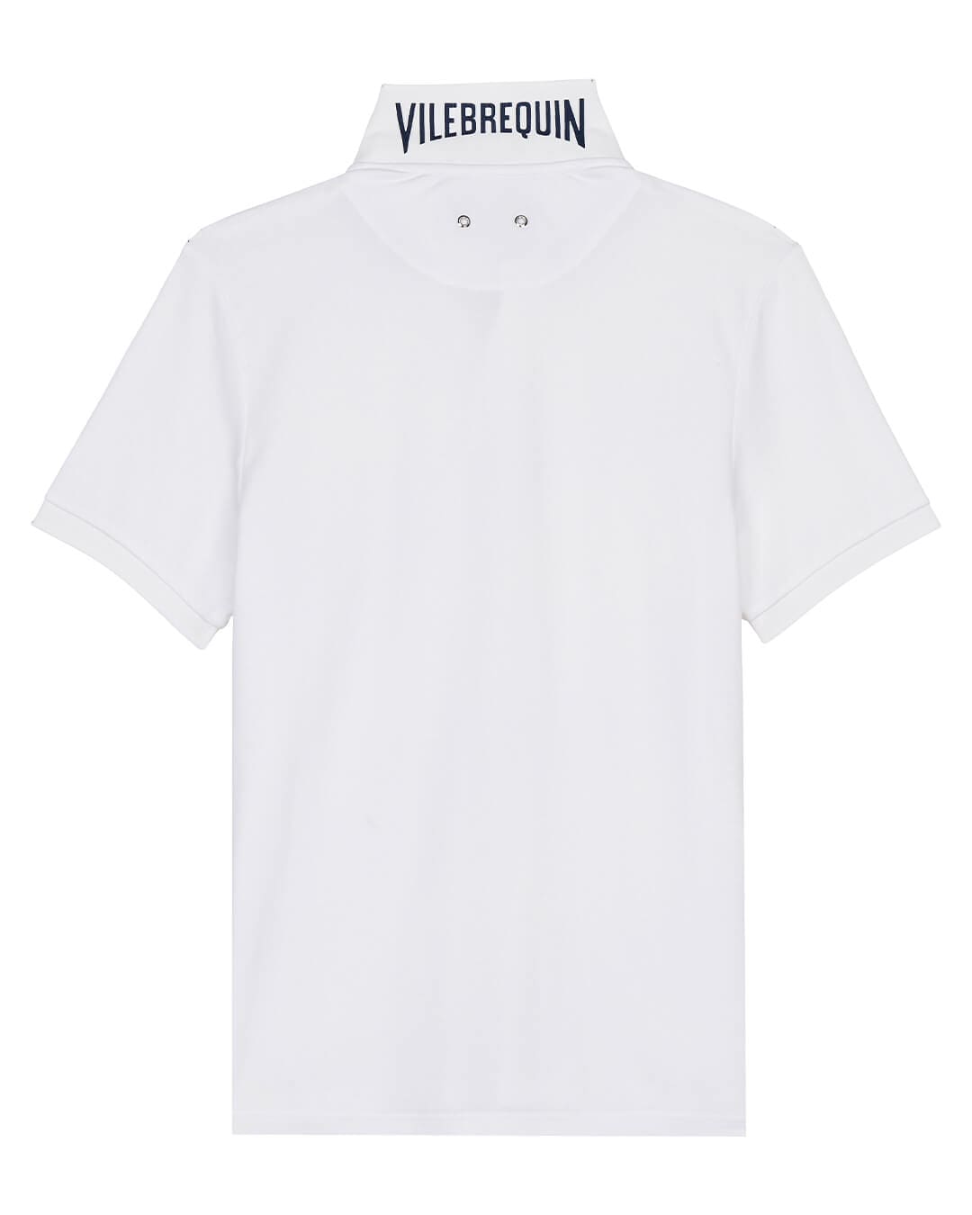 Vilebrequin Polo Shirts Vilebrequin White Organic Cotton Pique Polo Shirt