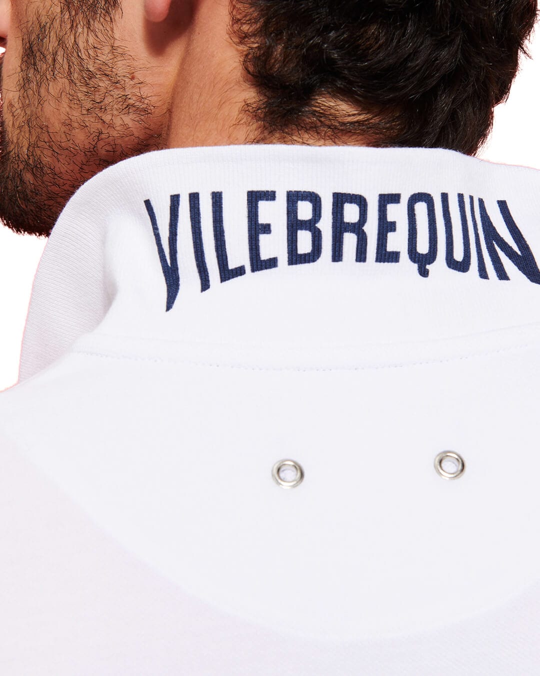 Vilebrequin Polo Shirts Vilebrequin White Organic Cotton Pique Polo Shirt
