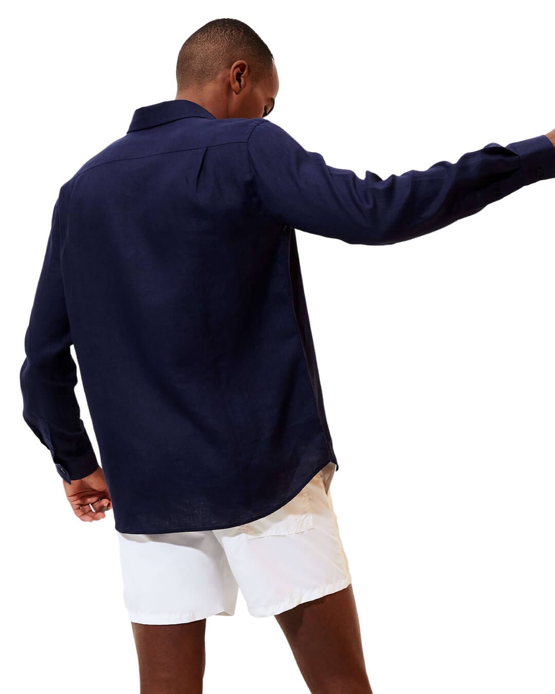 Vilebrequin Shirts Vilebrequin Navy Linen Shirt