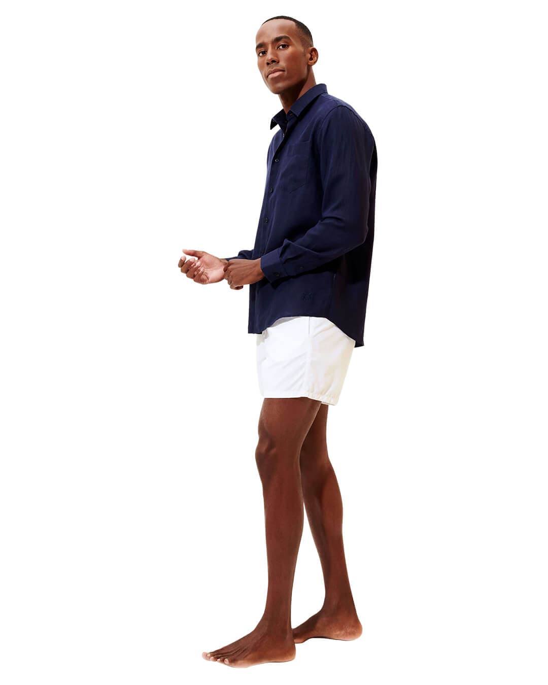 Vilebrequin Shirts Vilebrequin Navy Linen Shirt