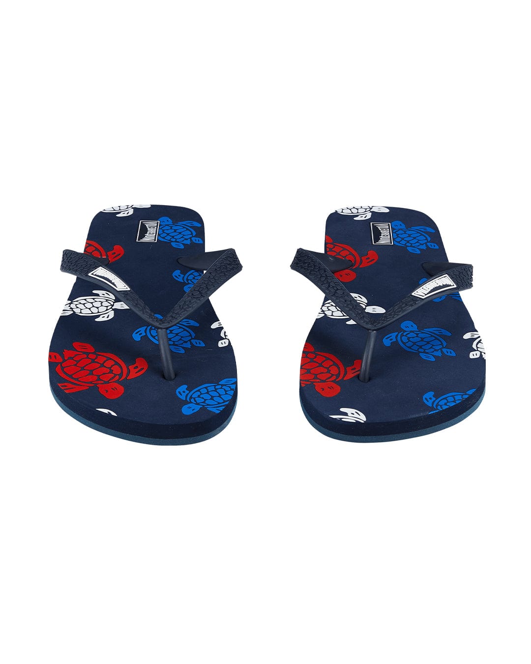 Vilebrequin Shoes Vilebrequin Multicoloured Turtles Navy Flip Flop