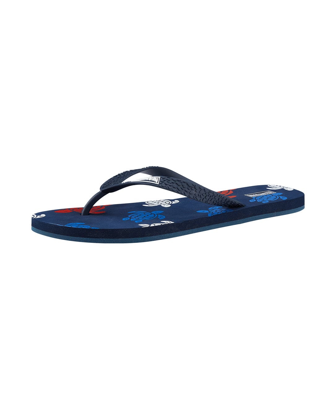 Vilebrequin Shoes Vilebrequin Multicoloured Turtles Navy Flip Flop