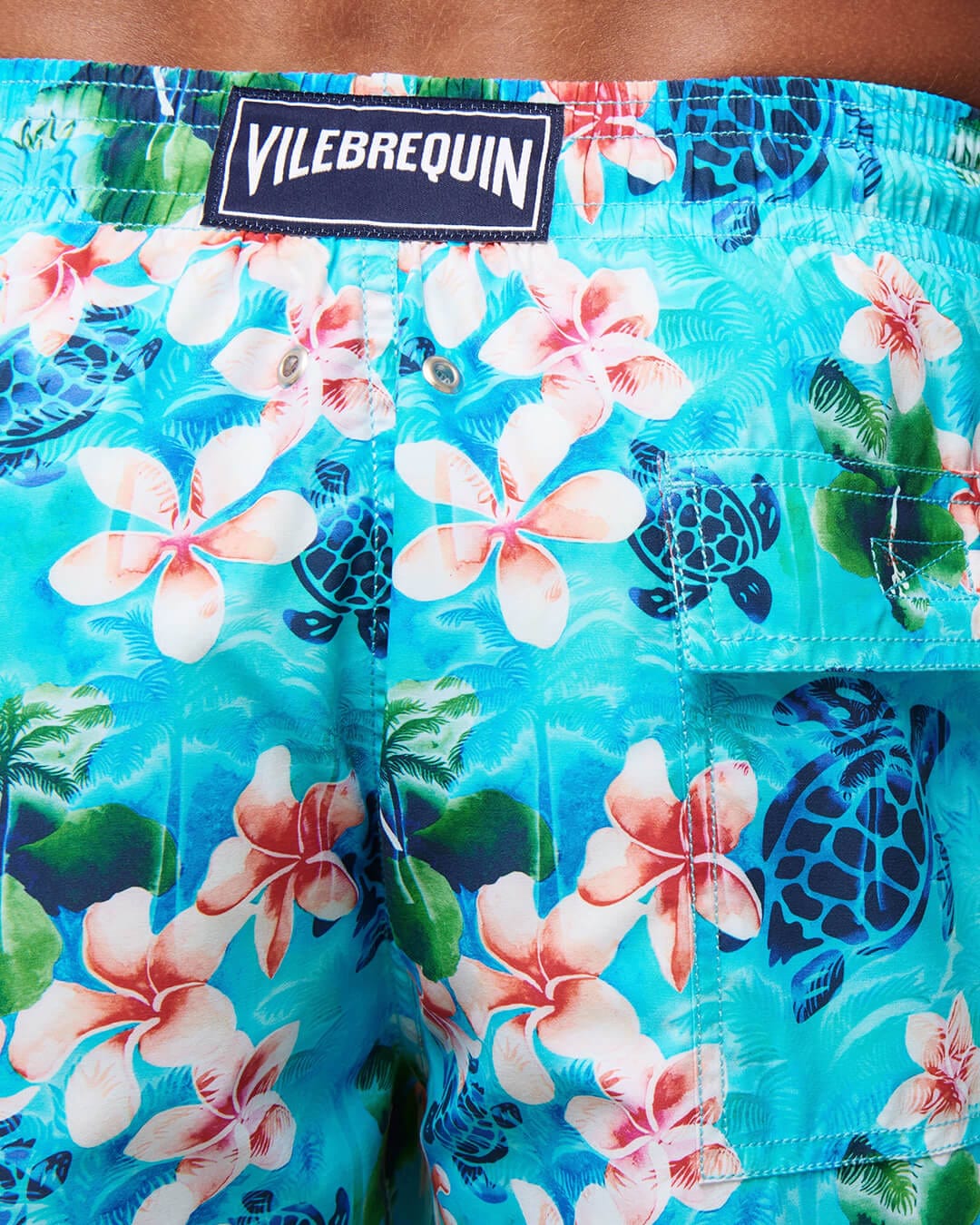 Vilebrequin Swimwear Vilebrequin Blue Turtles Jungle Swim Shorts