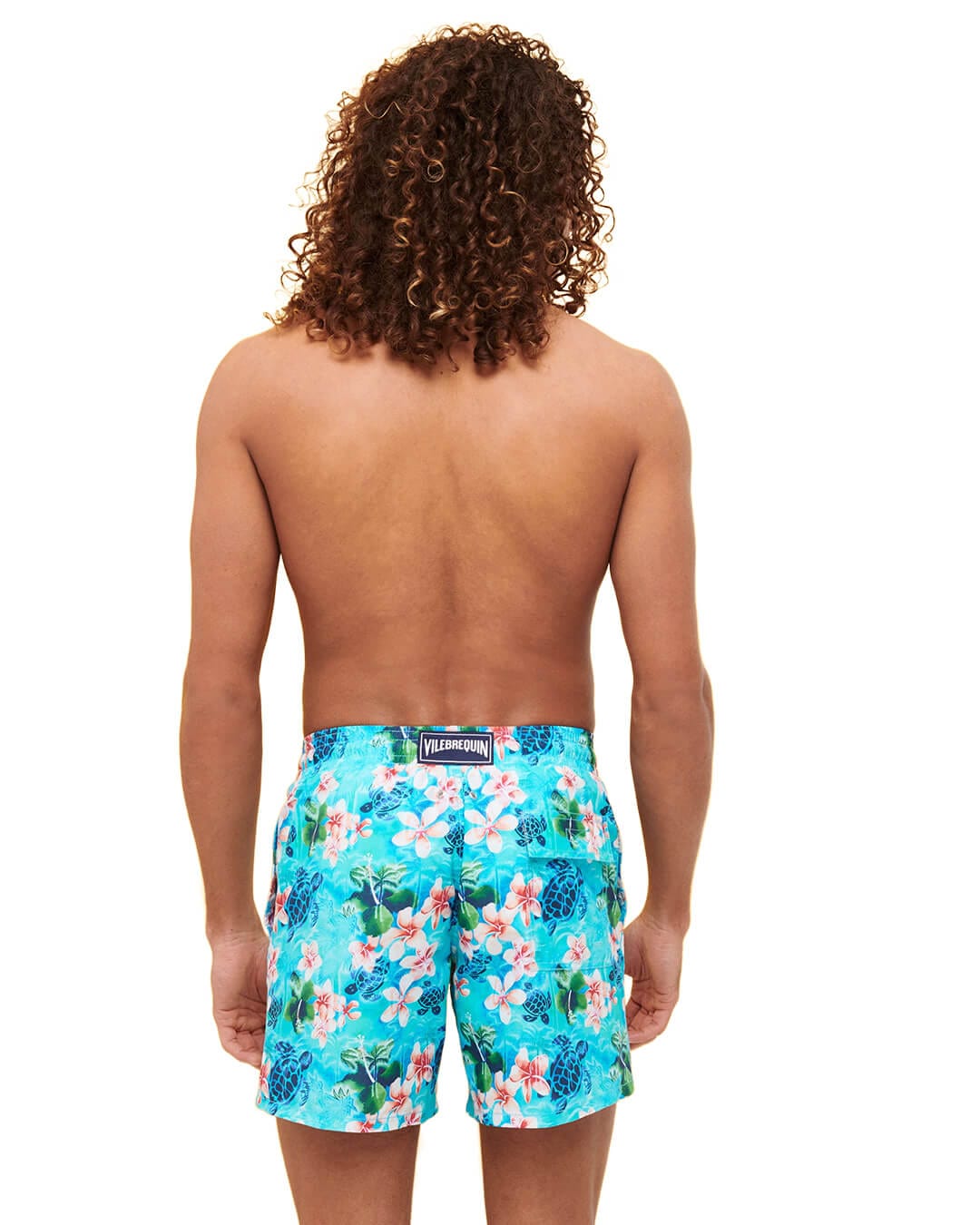 Vilebrequin Swimwear Vilebrequin Blue Turtles Jungle Swim Shorts