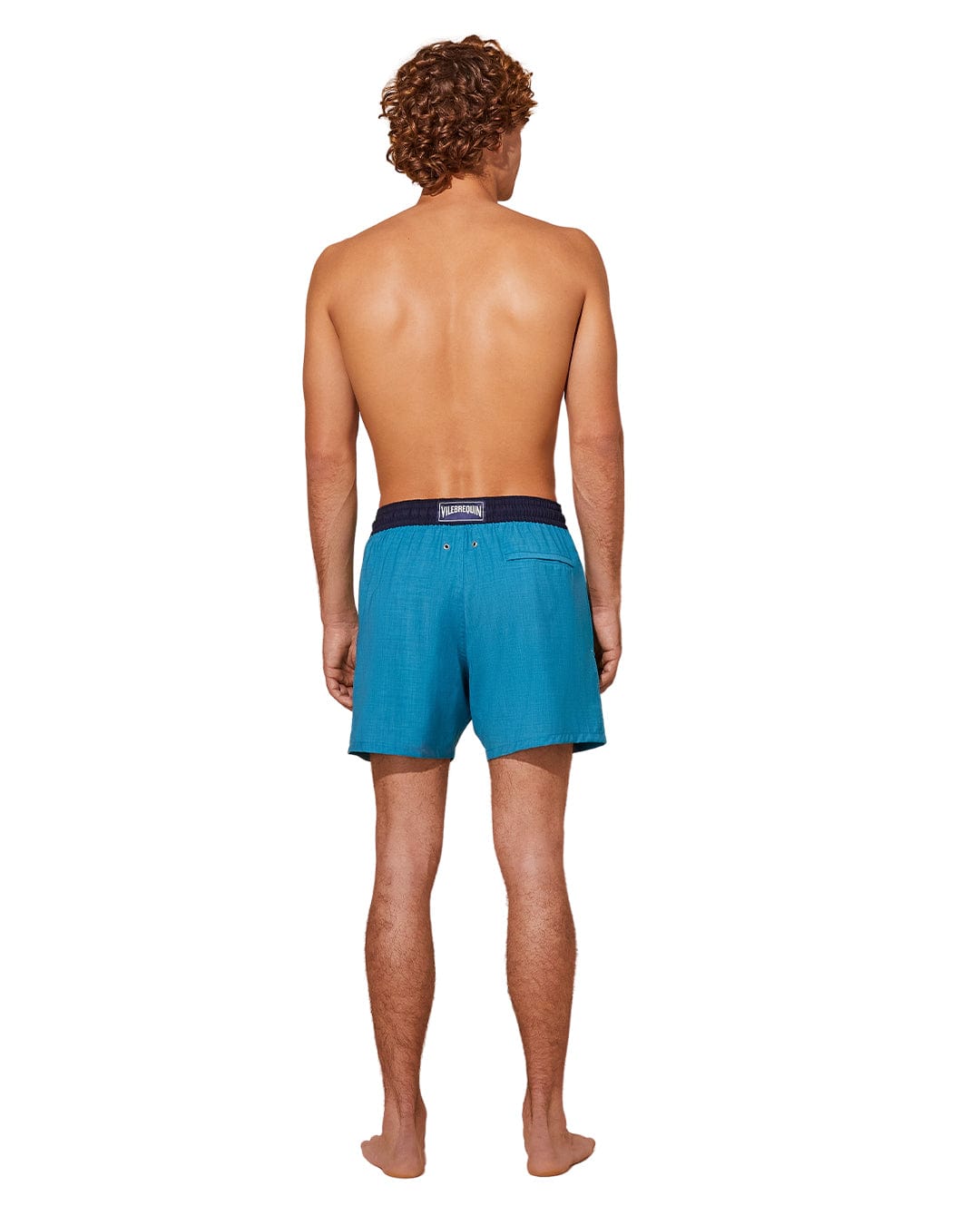 Vilebrequin Swimwear Vilebrequin Blue Wool Swim Shorts Super 120s