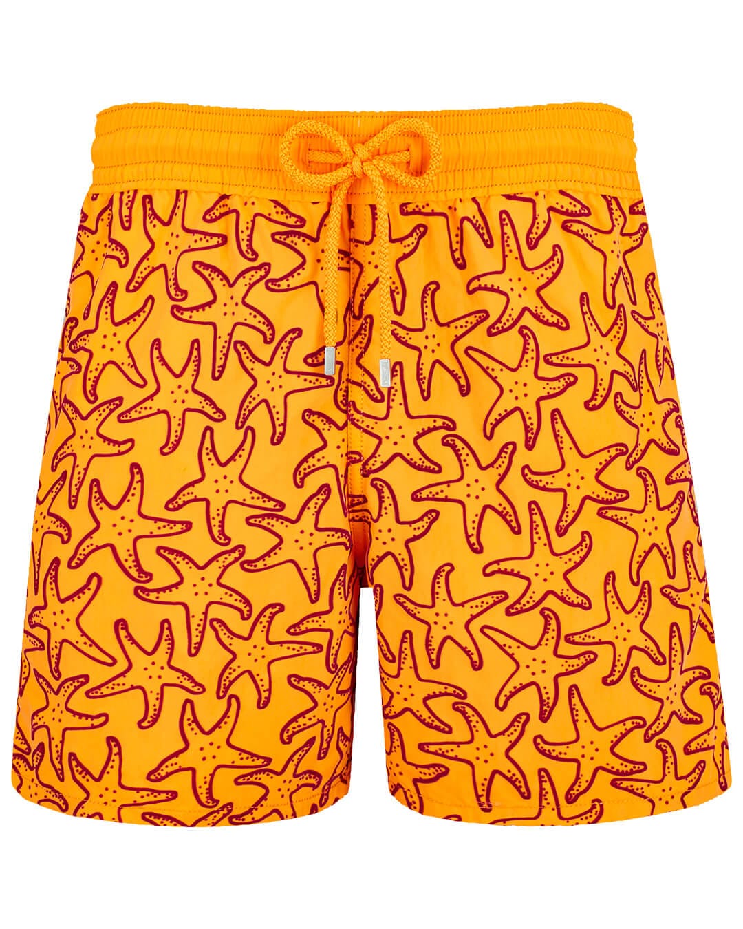 Vilebrequin Swimwear Vilebrequin Orange Flocked Starlets Swim Shorts