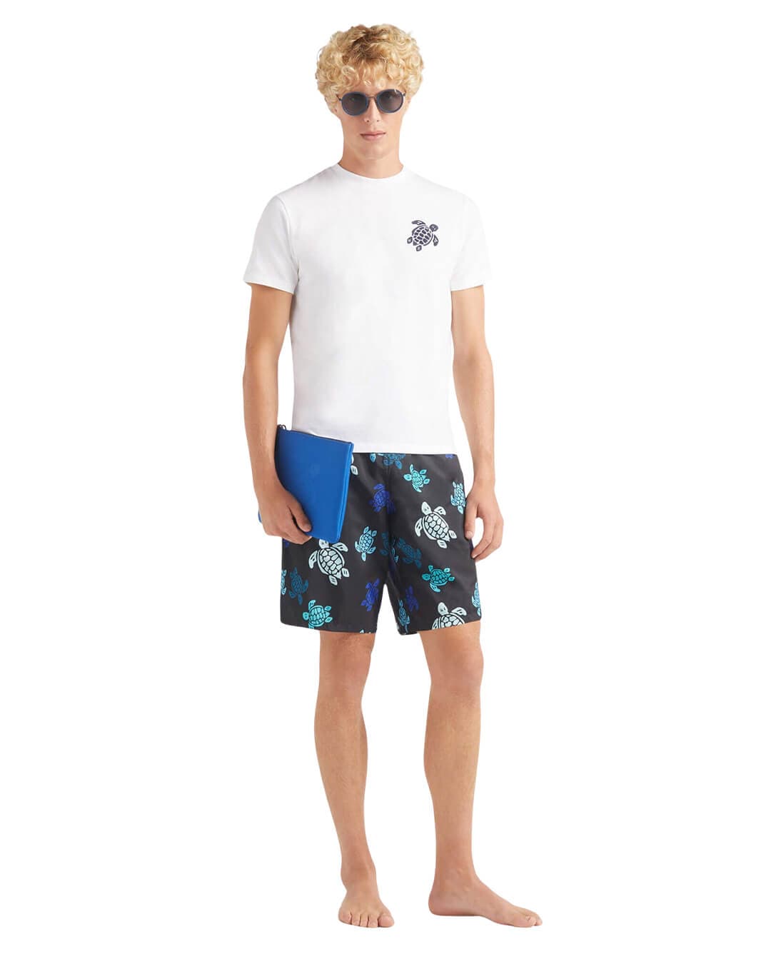 Vilebrequin T-Shirts Vilebrequin Blanc Partisol T-shirt