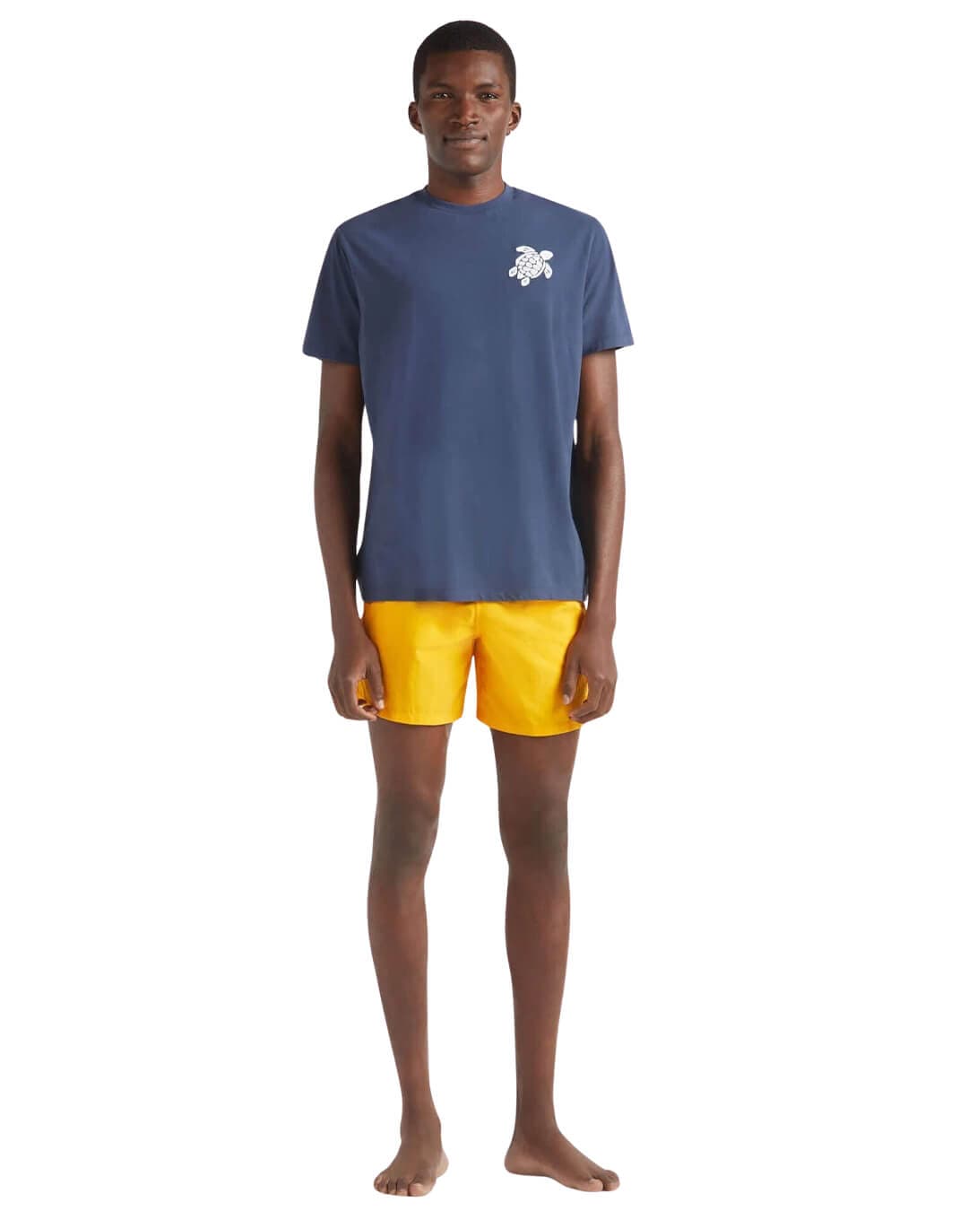 Vilebrequin T-Shirts Vilebrequin PARTISOL T-SHIRT BLEU MARINE