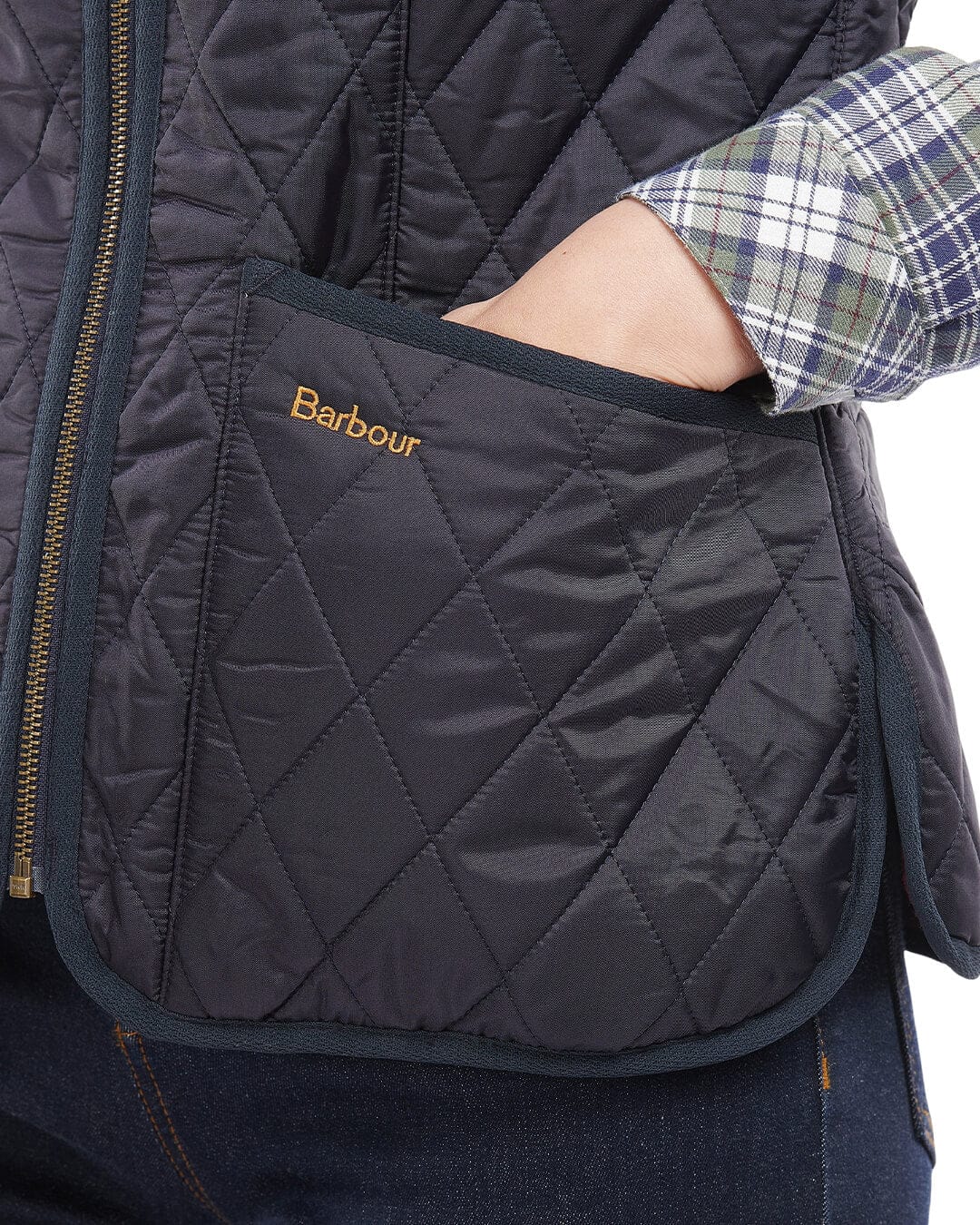 Barbour Gilet Barbour Navy Quilted Vest