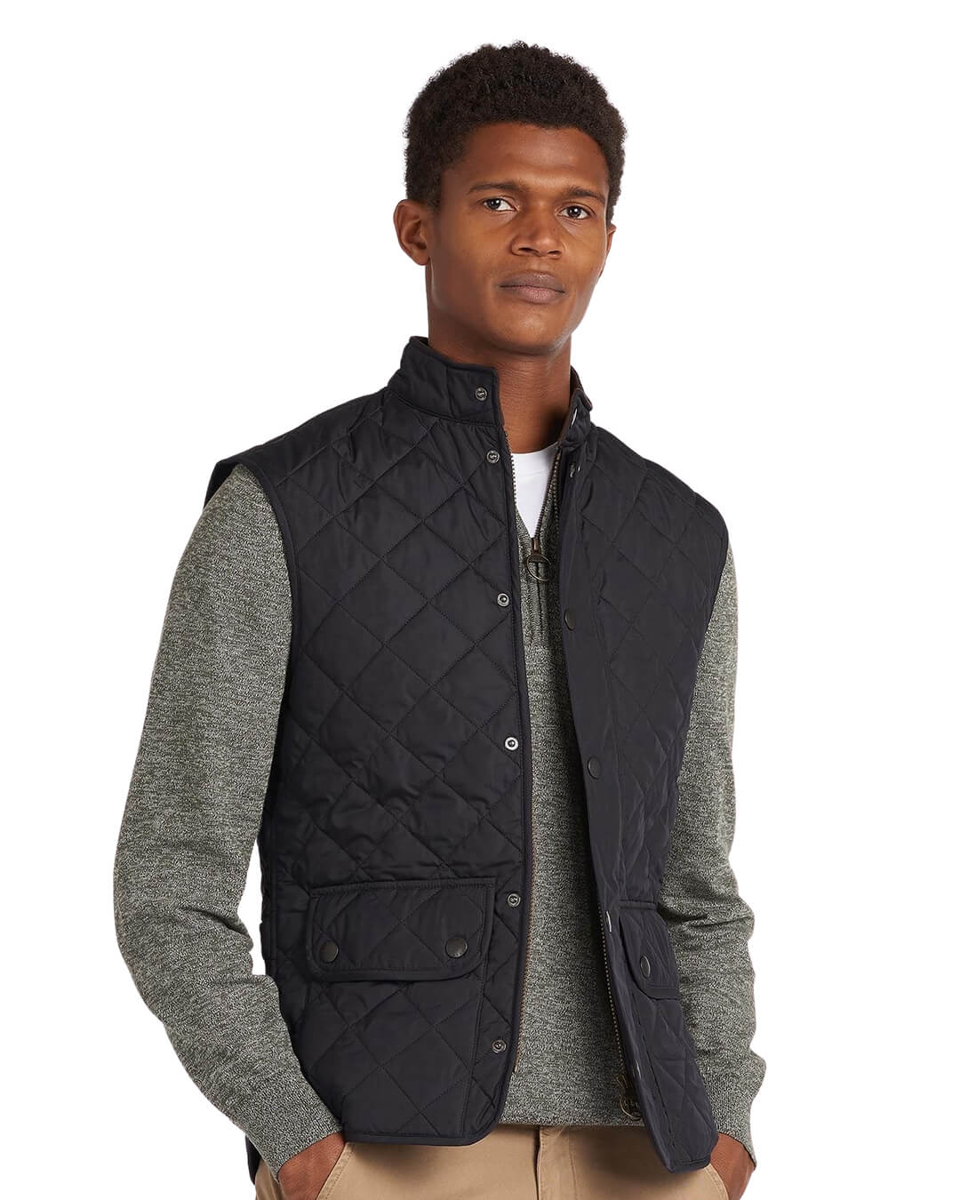 Barbour Outerwear Barbour Navy Lowerdale Gilet