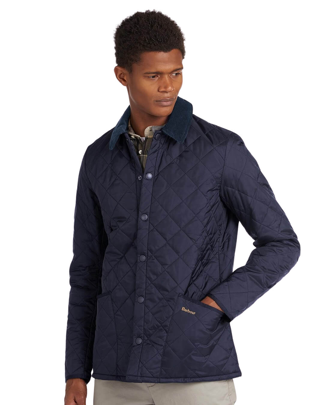 Barbour Outerwear Barbour Navy Slim Fit Down Jacket